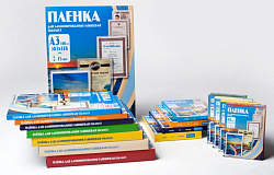Пленка для ламинирования Office Kit 150мкм A4 (100шт) глянцевая 216x303мм PLP11223-1