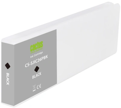 Картридж струйный Cactus CS-SJIC26PBK C33S020618 черный (295мл) для Epson ColorWorks TM-C7500