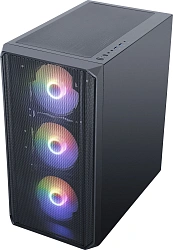 Корпус Accord 3602 черный без БП ATX 4x120mm 6x140mm 3x200mm 2xUSB3.0 audio bott PSU