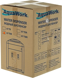 Кулер Aqua Work 0.7-TKR настольный серебристый
