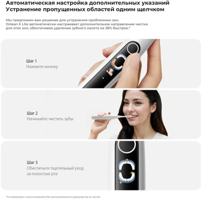 Зубная щетка электрическая Oclean X Lite N1801 синий