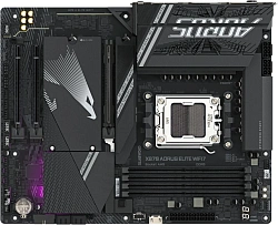 Материнская плата Gigabyte X870 A ELITE WIFI7 Socket AM5 AMD X870 4xDDR5 ATX AC`97 8ch(7.1) 2.5Gg RAID+HDMI