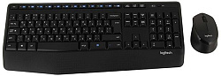 Клавиатура + мышь Logitech MK345 клав:черный мышь:черный USB беспроводная Multimedia (920-008534)