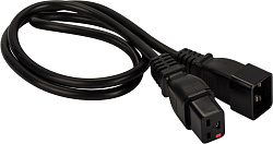 Шнур питания Lanmaster LAN-PP19L/20-3.0-BK C19-C20 проводник.:3x1.5мм2 3м 220В 16А черный