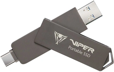 Накопитель SSD Patriot USB-C 1TB PVP301TB28UDG Viper PVP30 2.5" черный USB-A