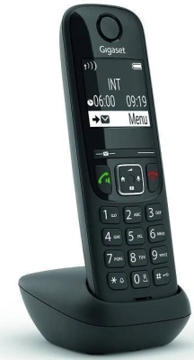 Трубка доп. Dect Gigaset AS690HX черный для AS690