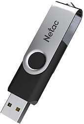 Флеш Диск Netac 256GB U505 NT03U505N-256G-30BK USB3.0 черный/серебристый