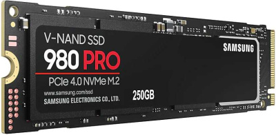 Накопитель SSD Samsung PCIe 4.0 x4 250GB MZ-V8P250BW 980 PRO M.2 2280