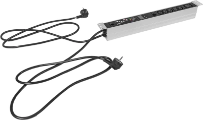 АВР Rem R-16-5C13-C19-T-440-2X1.8 1U 19" ввод:2xShuko выход:5xС13-1xC1916A черный