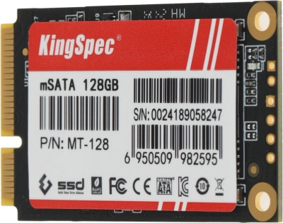 Накопитель SSD Kingspec mSATA 128Gb MT-128 MT Series mSATA