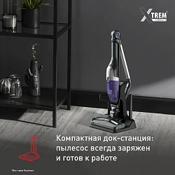 Пылесос Tefal TY1238WO фиолетовый/серый