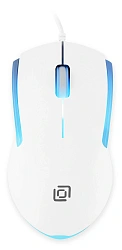 Мышь Оклик 245M белый оптическая 1000dpi USB 3but (471480)