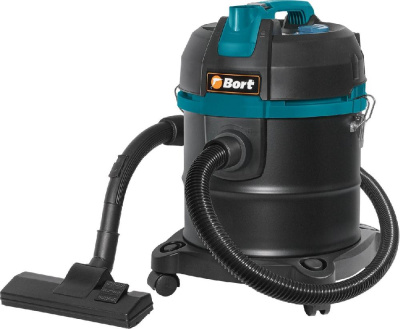 Строительный пылесос Bort BSS-1220 1200Вт (уборка: сухая/влажная) черный
