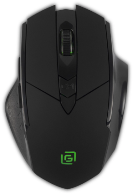 Мышь Оклик 780GW черный оптическая 3200dpi беспров. USB для ноутбука 6but (1903012)