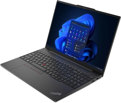 Ноутбук Lenovo ThinkPad E16 G2 Ryzen 7 7735HS 16Gb SSD512Gb AMD Radeon 680M 16" IPS WUXGA (1920x1200) Windows 11 Pro black WiFi BT Cam (21M5S0JK00)