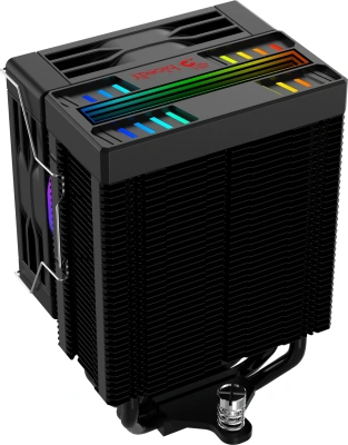 Устройство охлаждения(кулер) Bloody BD-AC150-ARGB1 ARGB Soc-AM5/AM4/1200/1700/1851 черный 4-pin 11-23dB Al+Cu LCD 150W 365gr Ret (BD-AC150-ARGB1-BK)