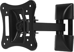 Кронштейн для телевизора Ultramounts UM891 черный 13"-27" макс.15кг настенный поворотно-выдвижной и наклонный