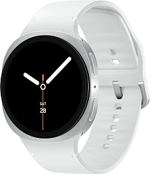 Смарт-часы Samsung Galaxy Watch 8 LTE 44мм 1.47" Super AMOLED корп.серебристый рем.серебристый (SM-L335FZSACAU)