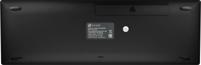 Клавиатура Оклик 830ST черный USB беспроводная slim Multimedia Touch