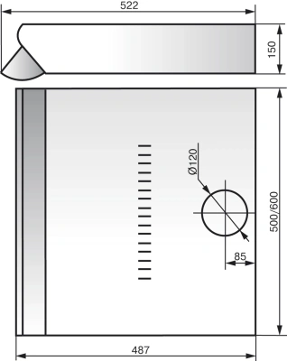 Вытяжка козырьковая Elikor Призма 50П-290-П3Л белый управление: ползунковое (1 мотор)