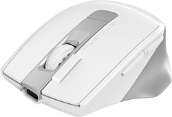 Мышь A4Tech Fstyler FG45CS Air белый/серебристый оптическая 2000dpi silent беспров. USB для ноутбука 7but (FG45CS AIR USB (SILVER WHITE))