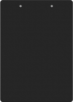 Папка-планшет Silwerhof Eco A4 пластик 1мм черный