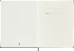 Блокнот Moleskine CLASSIC QP092 XLarge 190х250мм 192стр. нелинованный твердая обложка черный