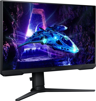 Монитор Samsung 24" Odyssey G3 S24DG300EIXCI черный VA LED 16:9 HDMI матовая HAS Piv 250cd 178гр/178гр 1920x1080 180Hz FreeSync DP FHD 3.9кг