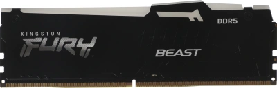 Память DDR5 8GB 6000MHz Kingston KF560C36BBEA-8 Fury Beast Expo RGB RTL Gaming PC5-48000 CL36 DIMM 288-pin 1.35В single rank с радиатором Ret