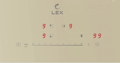 Индукционная варочная поверхность Lex EVI 631A IV слоновая кость