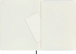 Блокнот Moleskine CLASSIC SOFT QP621B20 XLarge 190х250мм 192стр. линейка мягкая обложка синий сапфир