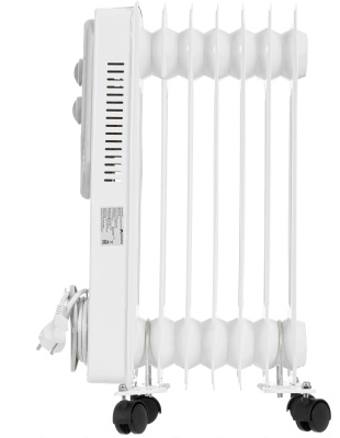 Радиатор масляный Primera ORP-715-HMC 1500Вт белый