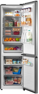 Холодильник Midea MDRB521MIE46ODM 2-хкамерн. нержавеющая сталь