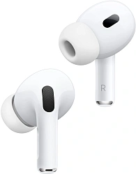 Гарнитура внутриканальные Apple AirPods Pro 2 2023 A3047/A3048/A2968 белый беспроводные bluetooth в ушной раковине (MTJV3HN/A)