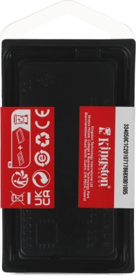 Память DDR5 16GB 5600MHz Kingston KVR56S46BS8-16 VALUERAM RTL PC5-44800 CL46 SO-DIMM 262-pin 1.1В single rank Ret