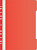 Папка-скоросшиватель Бюрократ PS-P20RED A4 прозрач.верх.лист боков.перф. пластик красный 0.12/0.16