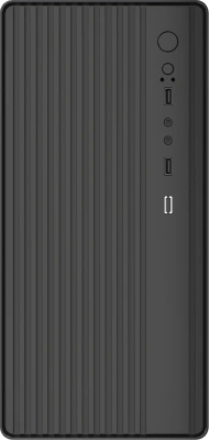 Корпус Accord ACC-M258-01B черный без БП ATX 4x120mm 2xUSB2.0 audio