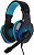 Наушники с микрофоном Оклик HS-L400G ZEUS черный/синий 2.2м мониторные оголовье (359480)