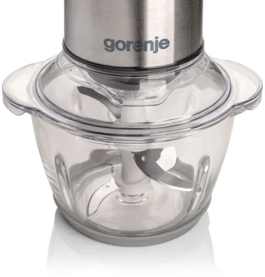 Измельчитель электрический Gorenje S450XE 1.2л. 450Вт серебристый/черный