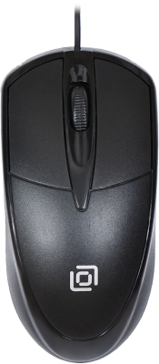 Мышь Оклик 125M черный оптическая 1200dpi USB 3but (1175317)