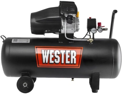 Компрессор поршневой Wester WK2200/100PRO масляный 330л/мин 100л 2200Вт