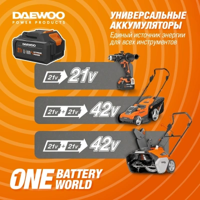 Снегоуборщик электр. Daewoo DAST 5542Li SET