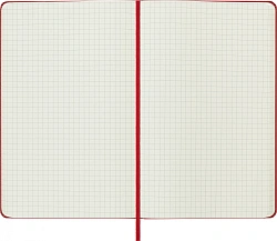 Блокнот Moleskine CLASSIC QP061R Large 130х210мм 240стр. клетка твердая обложка красный
