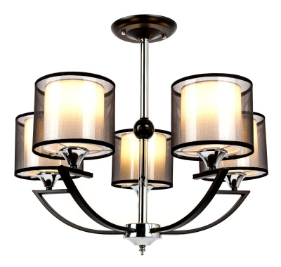 Люстра Hiper Andrea H025-5 потолоч. черный/хром