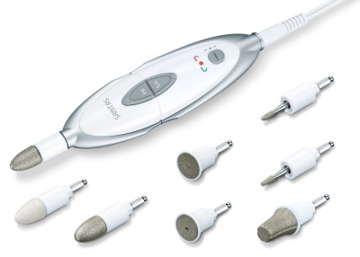 Маникюрно-педикюрный набор Sanitas SMA35 насадок в компл.:7шт белый
