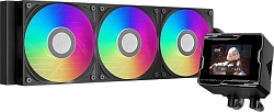 Система водяного охлаждения PcCooler GT360M Display ARGB Soc-AM5/AM4/1200/1700/1851 черный 4-pin 15-33.7dB Al LCD 310W Ret (GT360M-BKAWXX-GL)