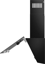Вытяжка каминная Weissgauff Zibal 60 BL Sensor Matt Edition черный управление: сенсорное (1 мотор)
