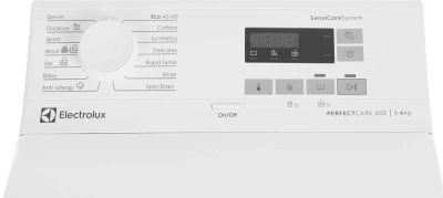 Стиральная машина Electrolux EW6TN5261F пан.англ. класс: D загр.вертикальная макс.:6кг белый