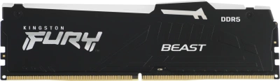 Память DDR5 16GB 6000MHz Kingston KF560C30BBA-16 Fury Beast Black RGB RTL Gaming PC5-48000 CL30 DIMM 288-pin 1.4В kit single rank с радиатором Ret