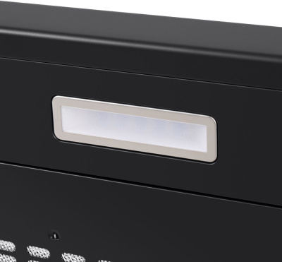 Вытяжка козырьковая HomsAir Horizontal 50 черный управление: ползунковое (1 мотор)